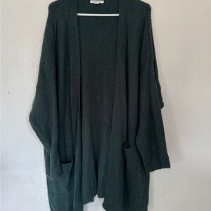 American Eagle Outfitters Green Knit Cardigan Sweater